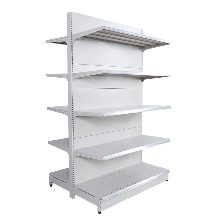 Double Sided Stable Store Supermarket Shelf