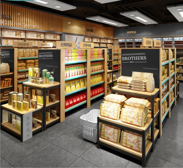 The difference between supermarket shelves and warehouse rack Yuanda Shelf